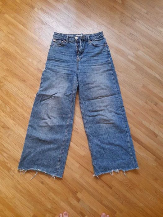 dżinsy niebieskie pull bear 32