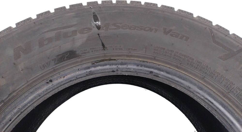 2x 215/65 R16c Nexen 4season Van opony całoroczne 7 mm / montaż kurier