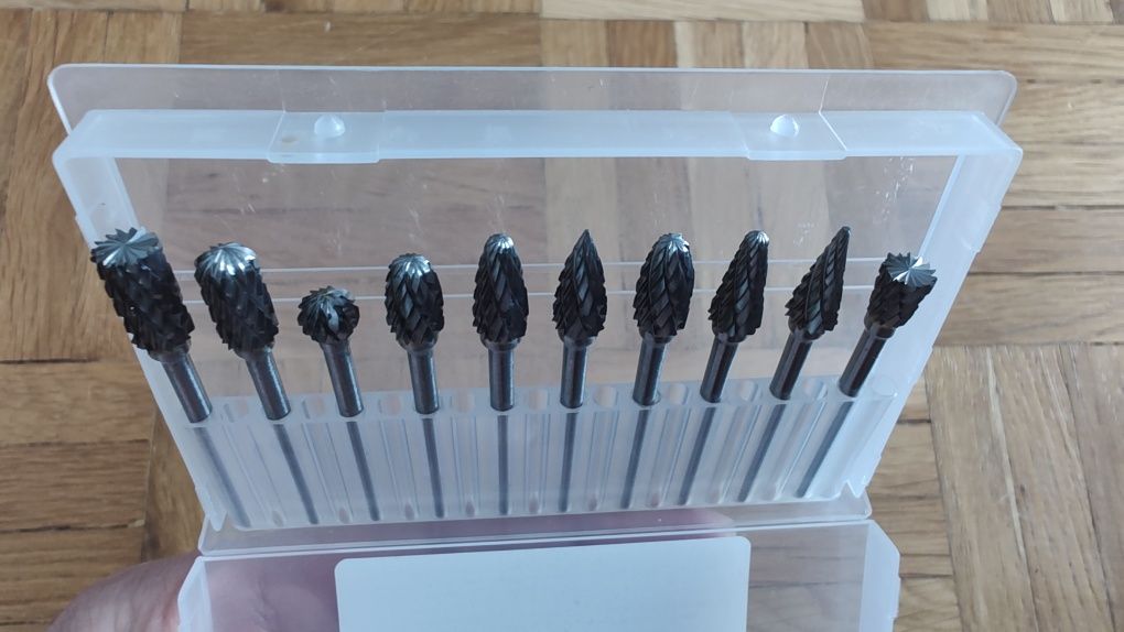 Frezy z węglika wolframu HSS do Dremel do mini szlifierki