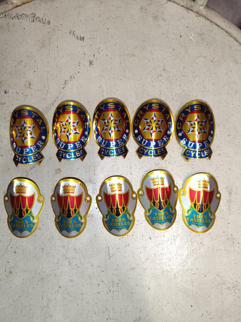 Chapas de testa antigas
