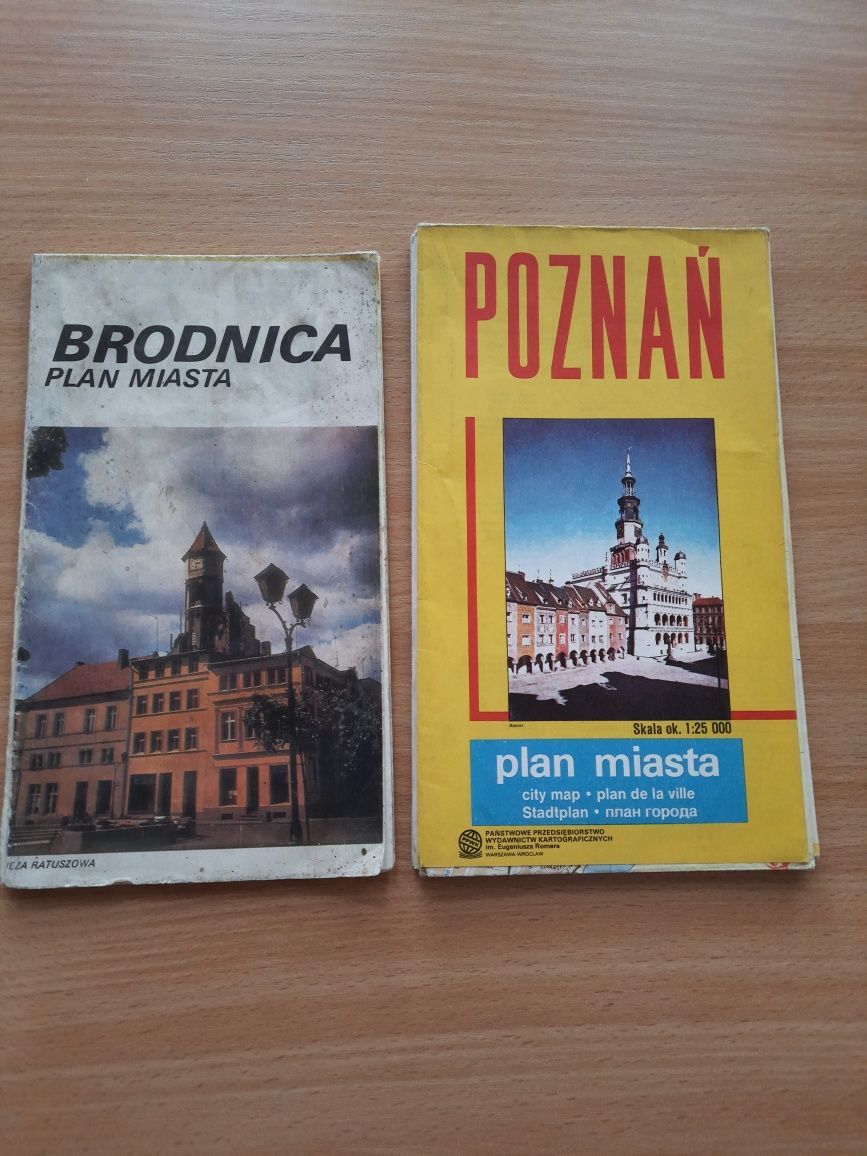 Starodawny plan miasta Poznań Brodnica  kolekcjonerskie