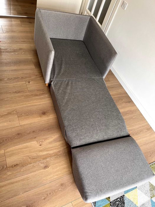 Крісло-ліжко NORODDEN світло-сірий