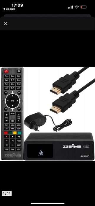 Sprzedam Zgemma h11s z antenką