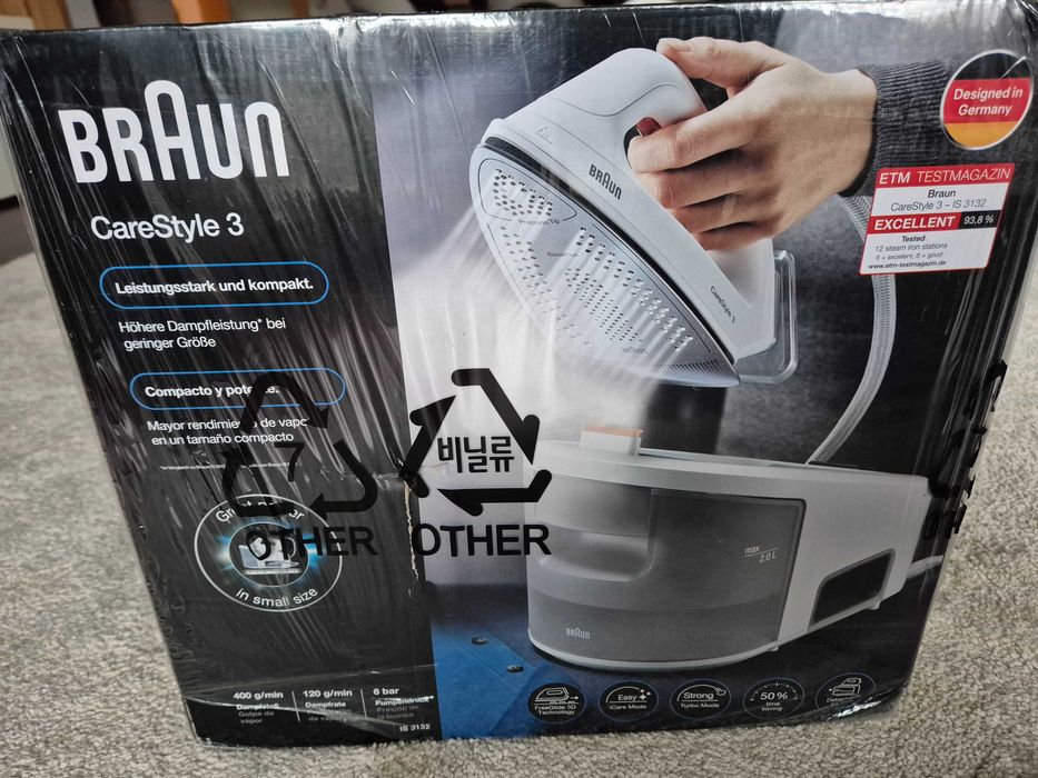Ferro com caldeira Braun CareStyle 3 NOVO