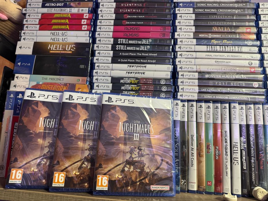 Нові диски Little Nightmares 3 PS5