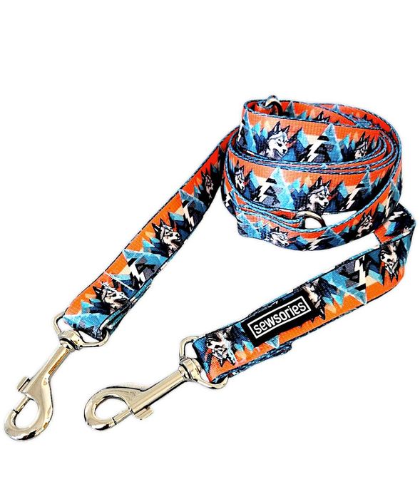 Smycz przepinana dla psa SEWSORIES ZEW NATURY długość 3 m