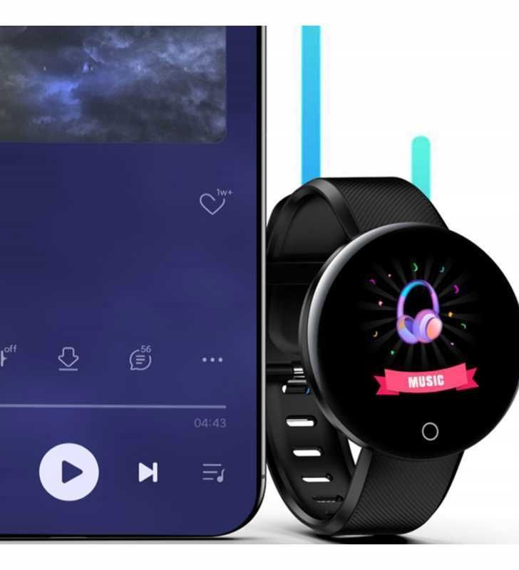 PL MENU SMARTWATCH 2023 inteligentny zegarek puls kcal