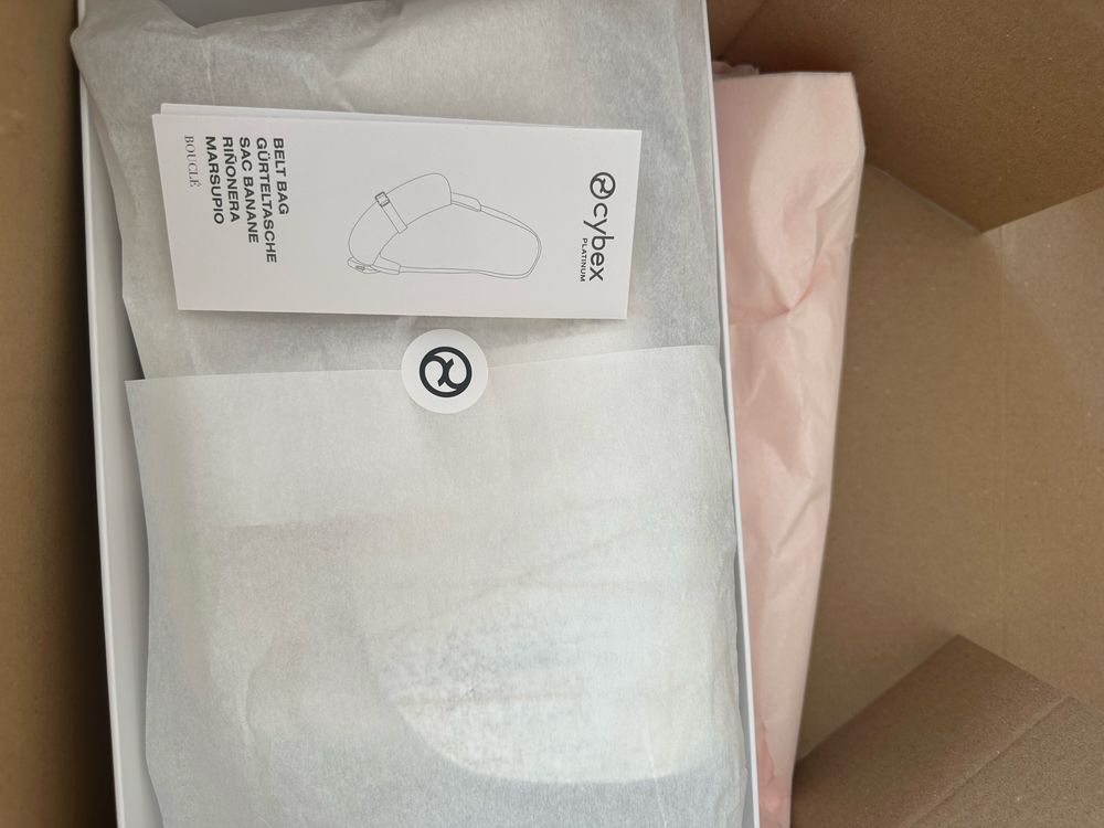 Cybex Belt Bag Bouclé Nerka Torebka Cream White