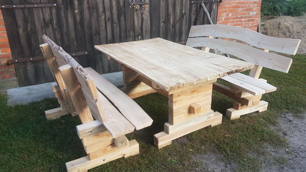 Meble ogrodowe drewniane