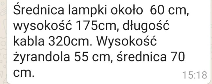 Żyrandol plus lampa podłogowa