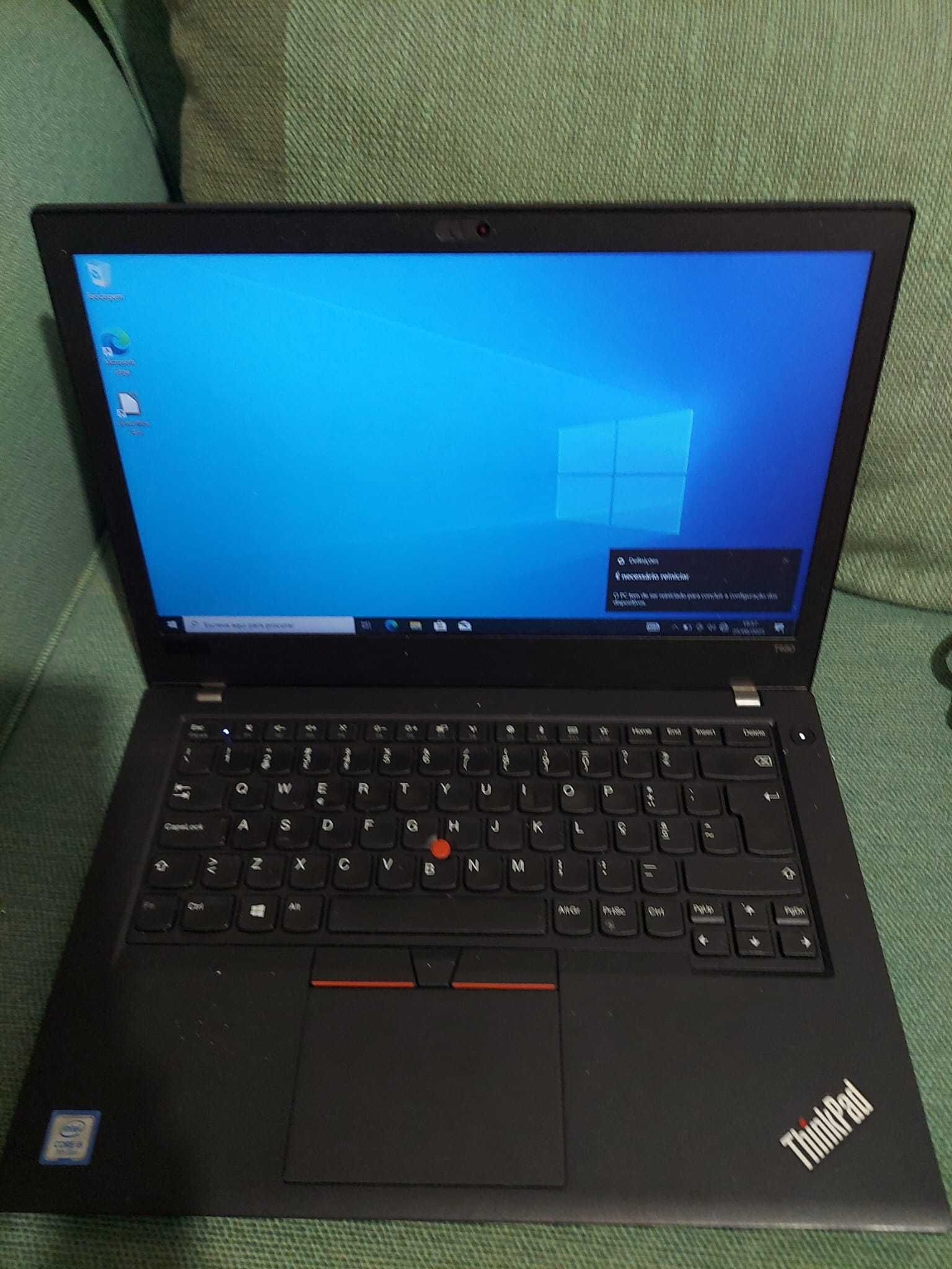 PC Portátil Lenovo ThinkPad T480 com WIN 11