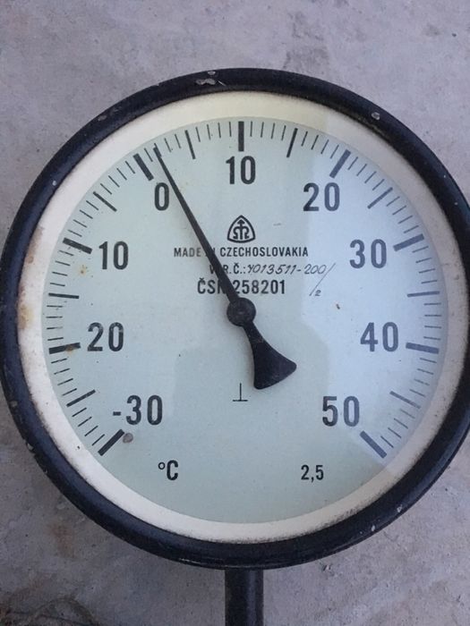 Термометр манометрический измеритель температуры CSN 258201 -30 +50 С