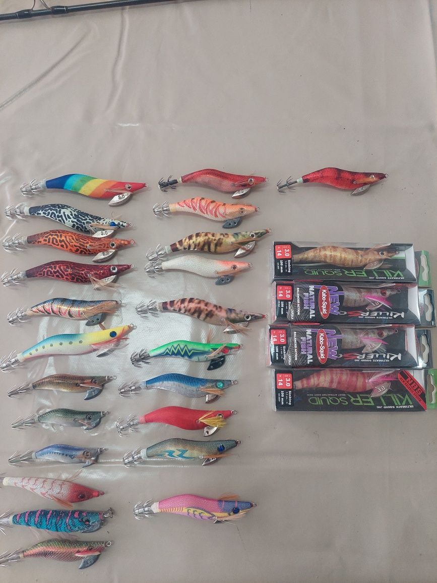 Toneira/palhaços para pesca choco, eging