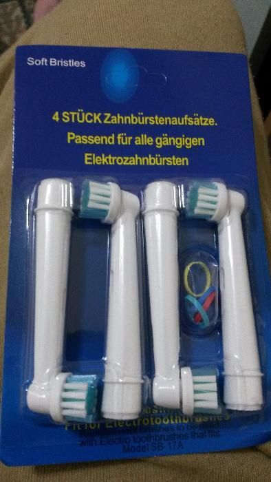 Recargas de escovas oralB braun