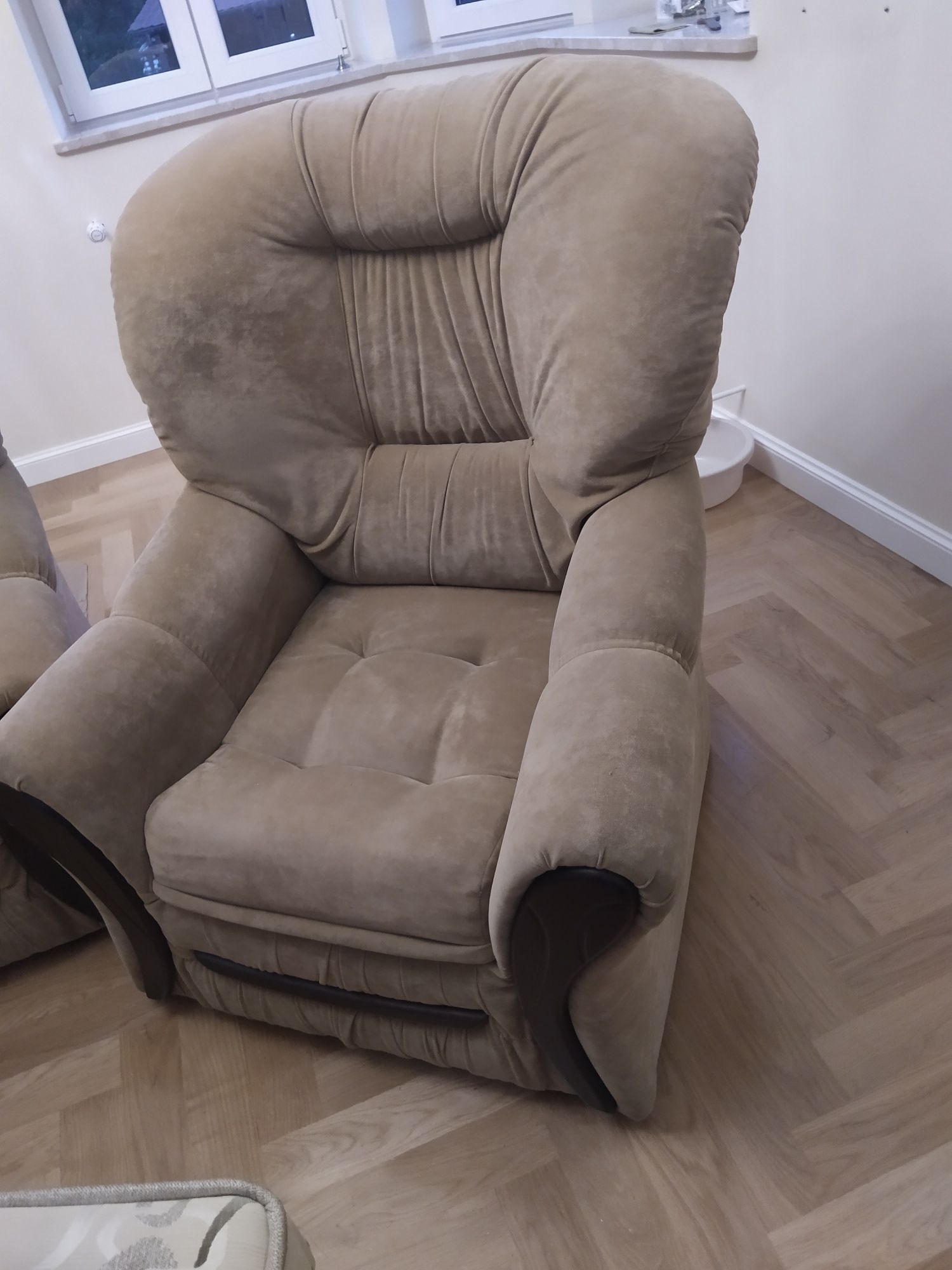 Sofa 3 komplet plus 2 fotele wypoczynek materiał premium