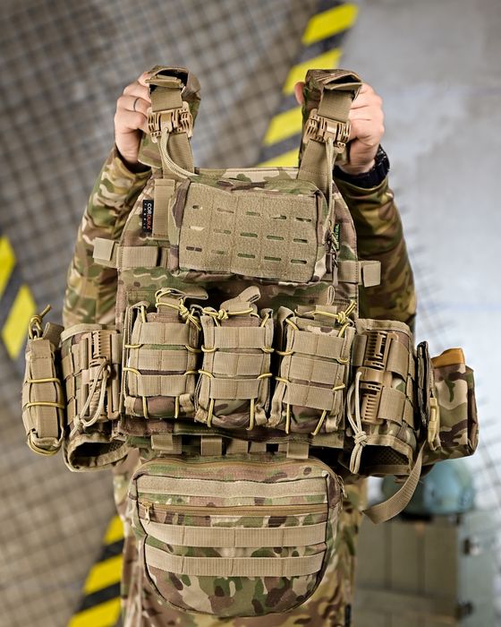 Оригінал плитоноска ATTACK мультикам / плитоноска пиксель, бронижелет