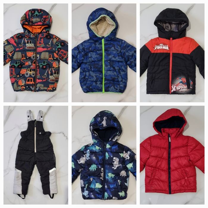 Куртка next евро зима, зимові штани zara 3-4роки