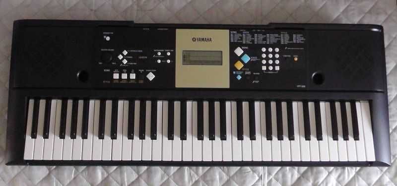 Keyboard Cyfrowy Yamaha YPT-220 Funkcja Lekcji MIDI LCD