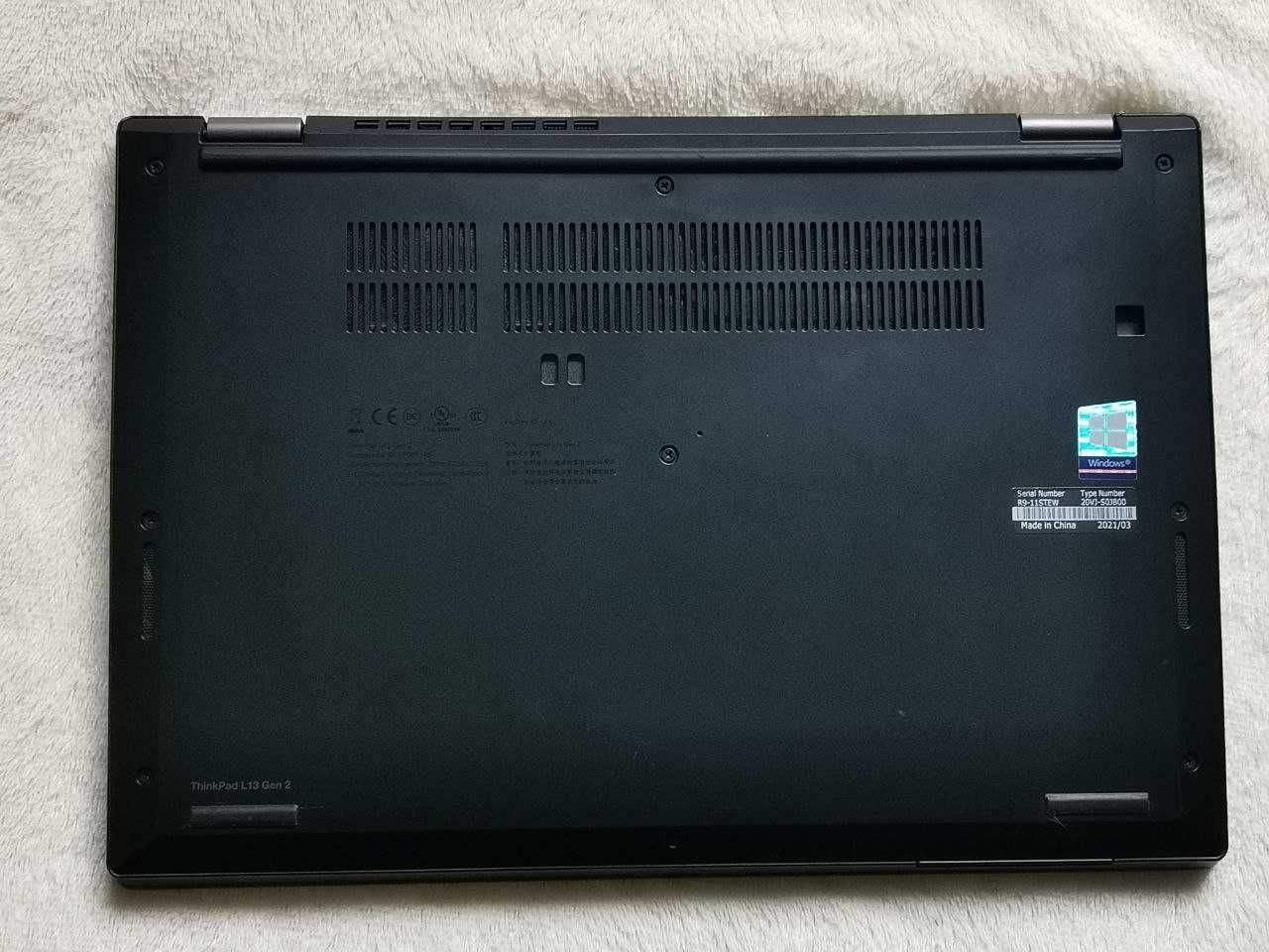 lenovoL13Gen2 13.3"FHD IPS i5-1135 G7 2.4-4.2 GHz IrisXe 8/256 AKБ 5г.