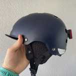 Capacete de bicicleta BTWIN con luz traseiro