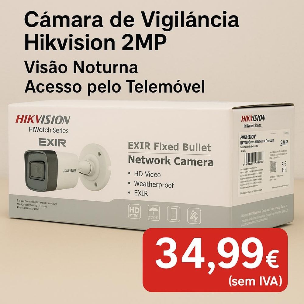 Camara Bullet HikVision 2MP