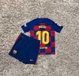 Krótki dziecięcy zestaw FC Barcelona Nike #10 Messi koszulka messi
