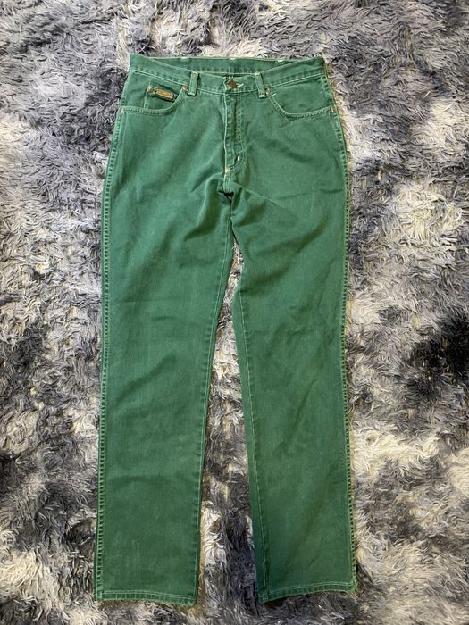 Зелені джинси Wrangler