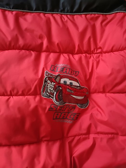 Kurtka zimowa r. 122 +czapka