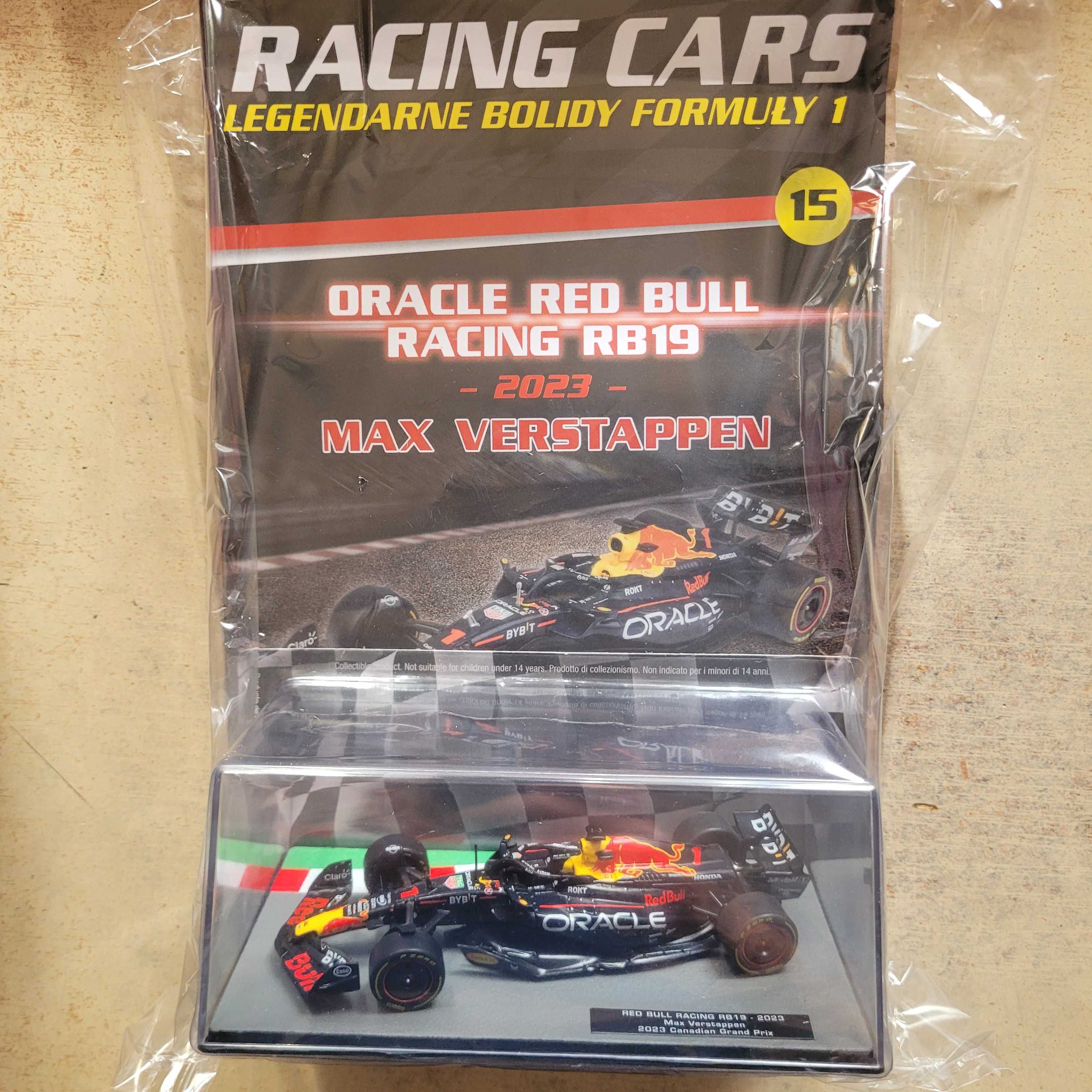 Racing Cars 15 Red Bull MAX VERSTAPPEN 2023