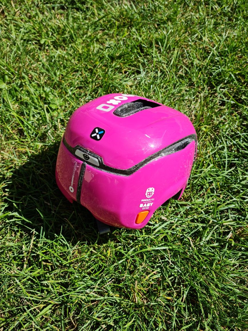 Kask rowerowy Btwin Baby Bh 500 Pink