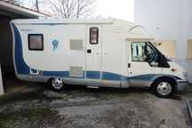Autocaravana perfilada Hobby T600 FC Siesta com apenas 107 mil KM