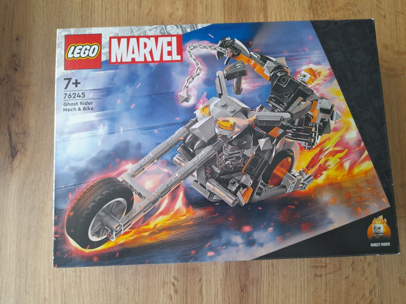 Klocki LEGO Marvel Super Heroes 76245 - Upiorny Jeździec - mech i moto