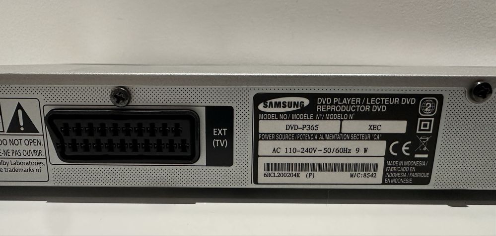 Leitor de DVD Samsung DVD-P365