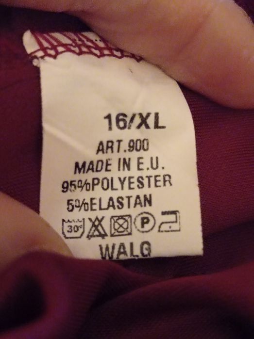 Śliczna sukienka bordo WalG roz. XL.