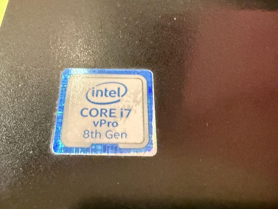 Lenovo T480, Intel I7-8650U,1.9ghz, 16gb