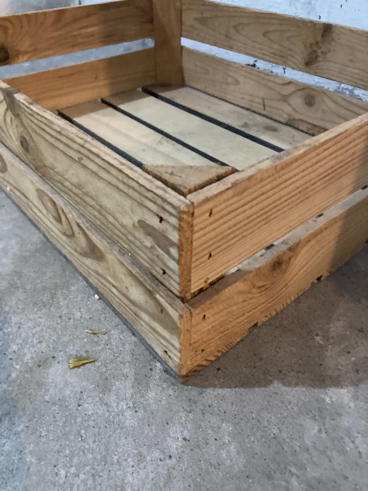 3 drewniane skrzynk 50x38x15
