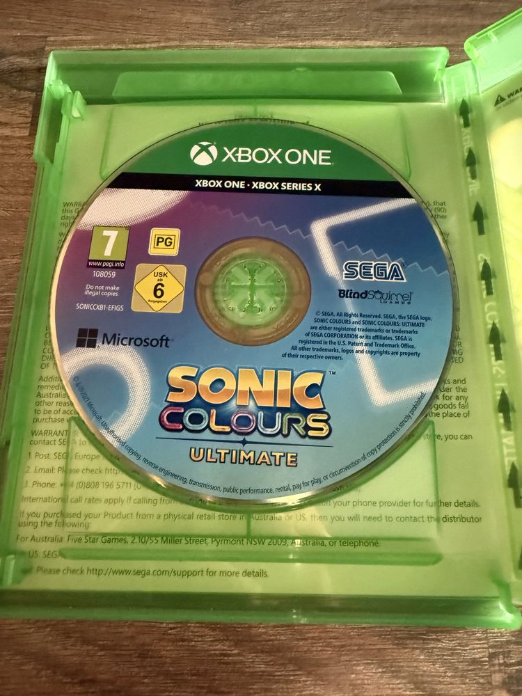 Xbox One Series X Sonic Colours Ultimate PL!