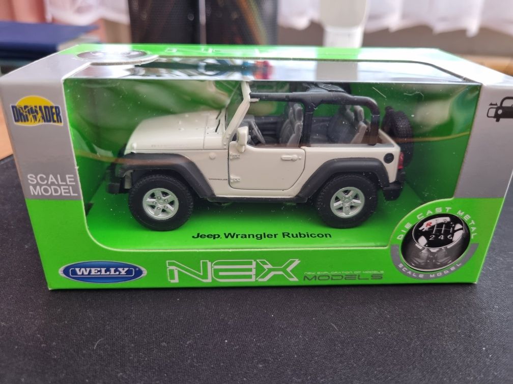 Jeep Wrangler Rubicon Welly nex models
