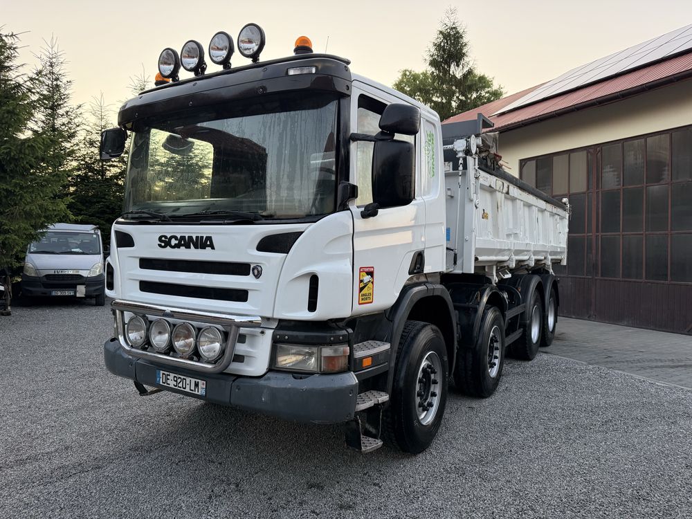 Scania P360 Rok 2008  8x4 MEILLER Wywrotka Sprowadzona Z Francji