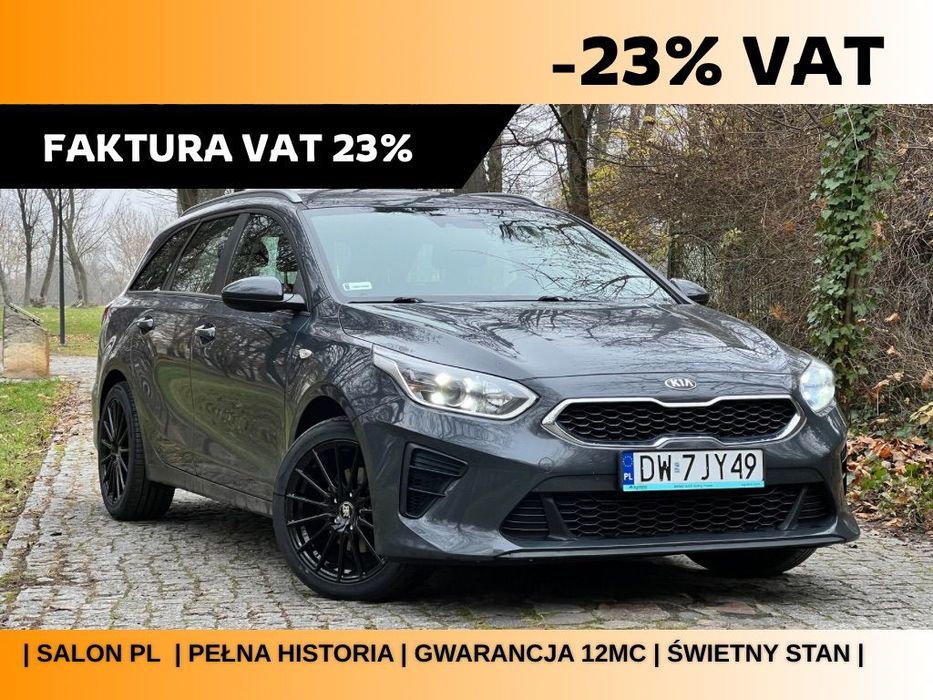 Kia Ceed | nawigacja | CarPlay | czujniki | PEŁNA HISTORIA | fv23% | salon PL