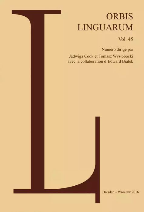 Orbis Linguarum. Vol. 45 Atut
