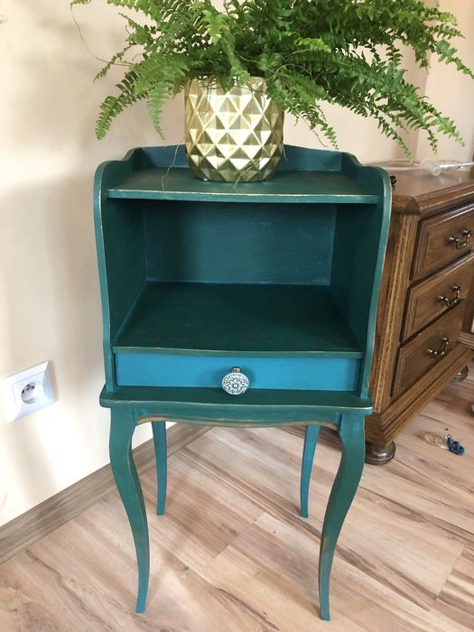 Półka stolik vintage w stylu shabby chic unikatowy mebel