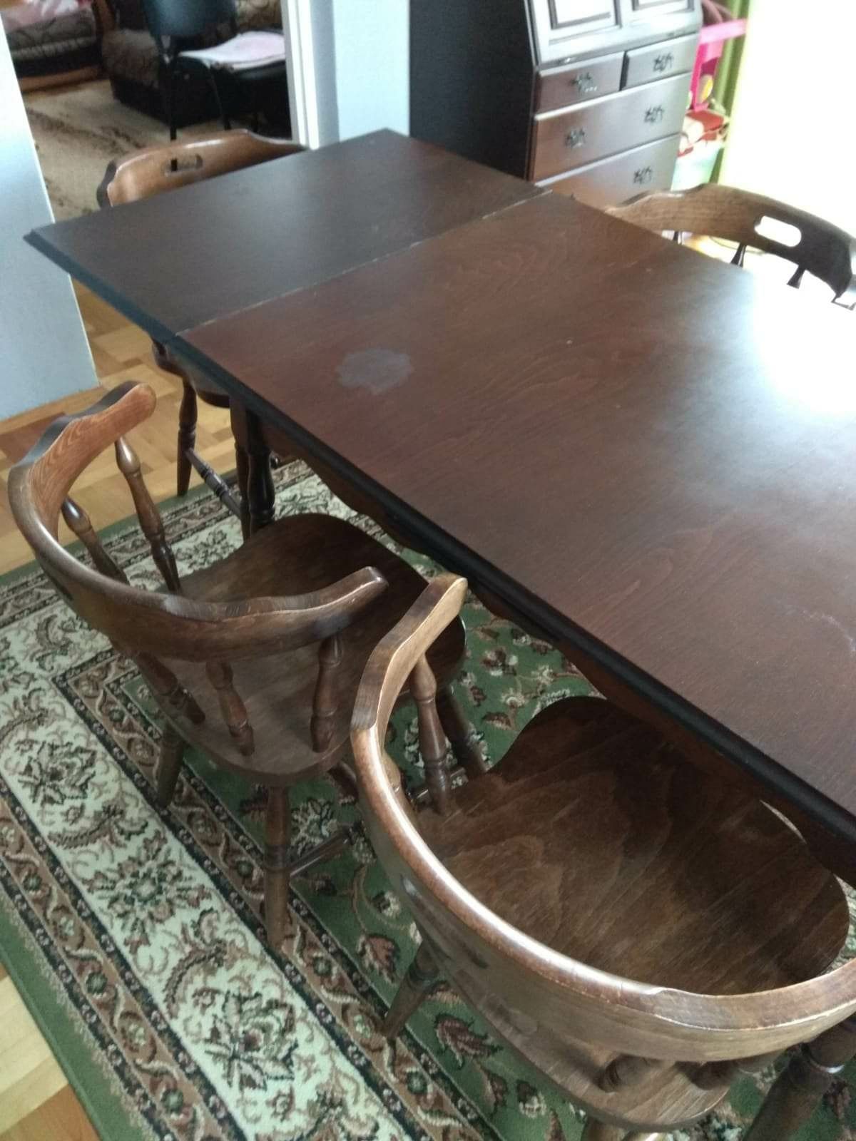 Stół+6 krzeseł+ława do renowacji
