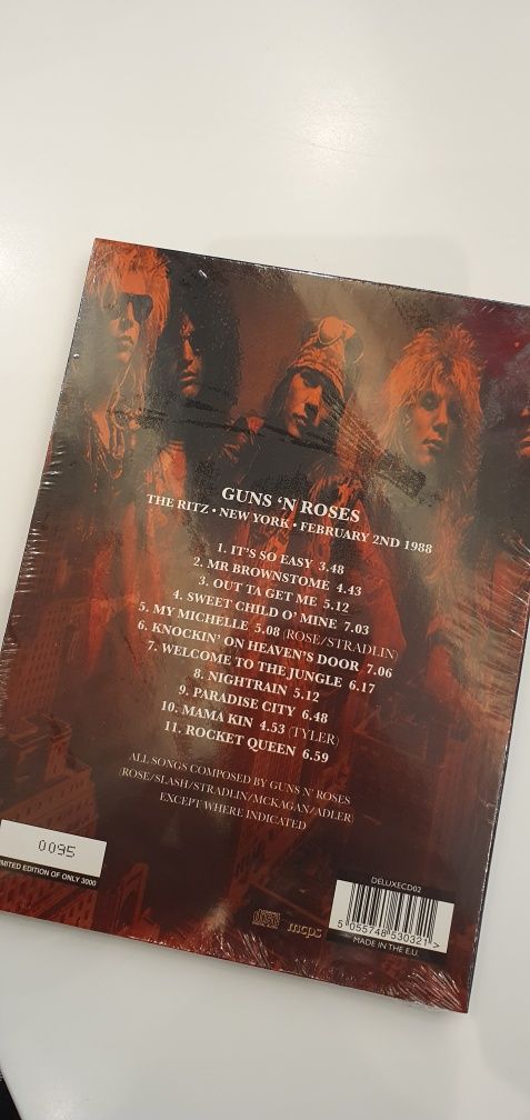 CD Guns N Roses the Ritz 1988