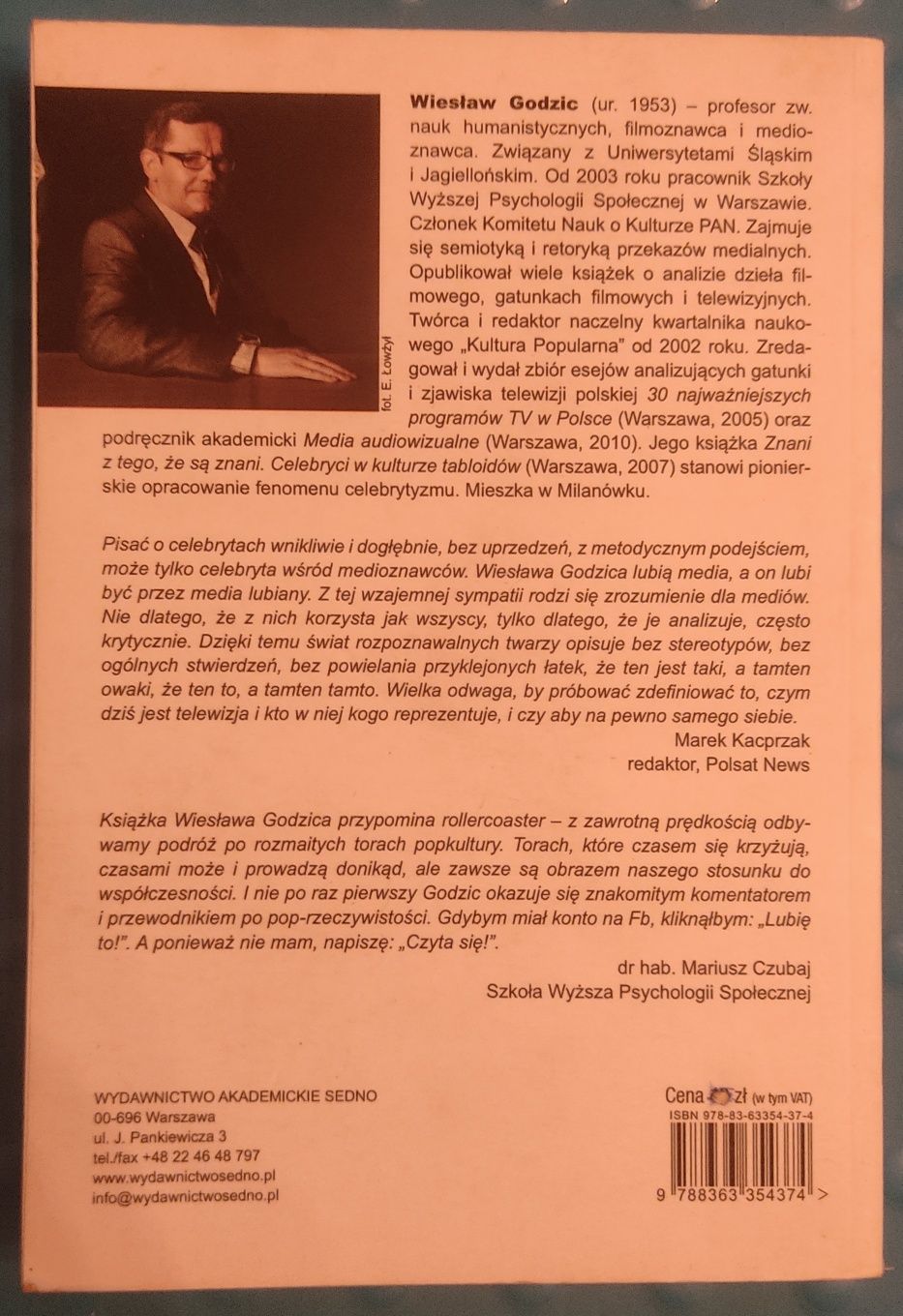 Książka pt. Kuba i inni. Twarze i maski popkultury. Wiesław Godzic