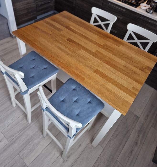 IKEA STENSTORP wyspa/stół i 4 krzesła