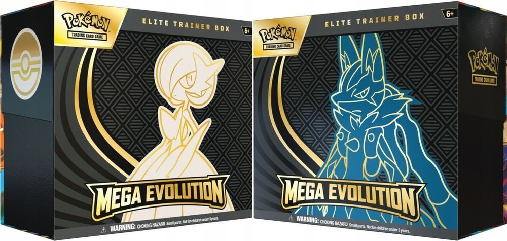 Pokémon Mega Evolution Elite Trainer Box Lucario/Gardevoir Zestaw
