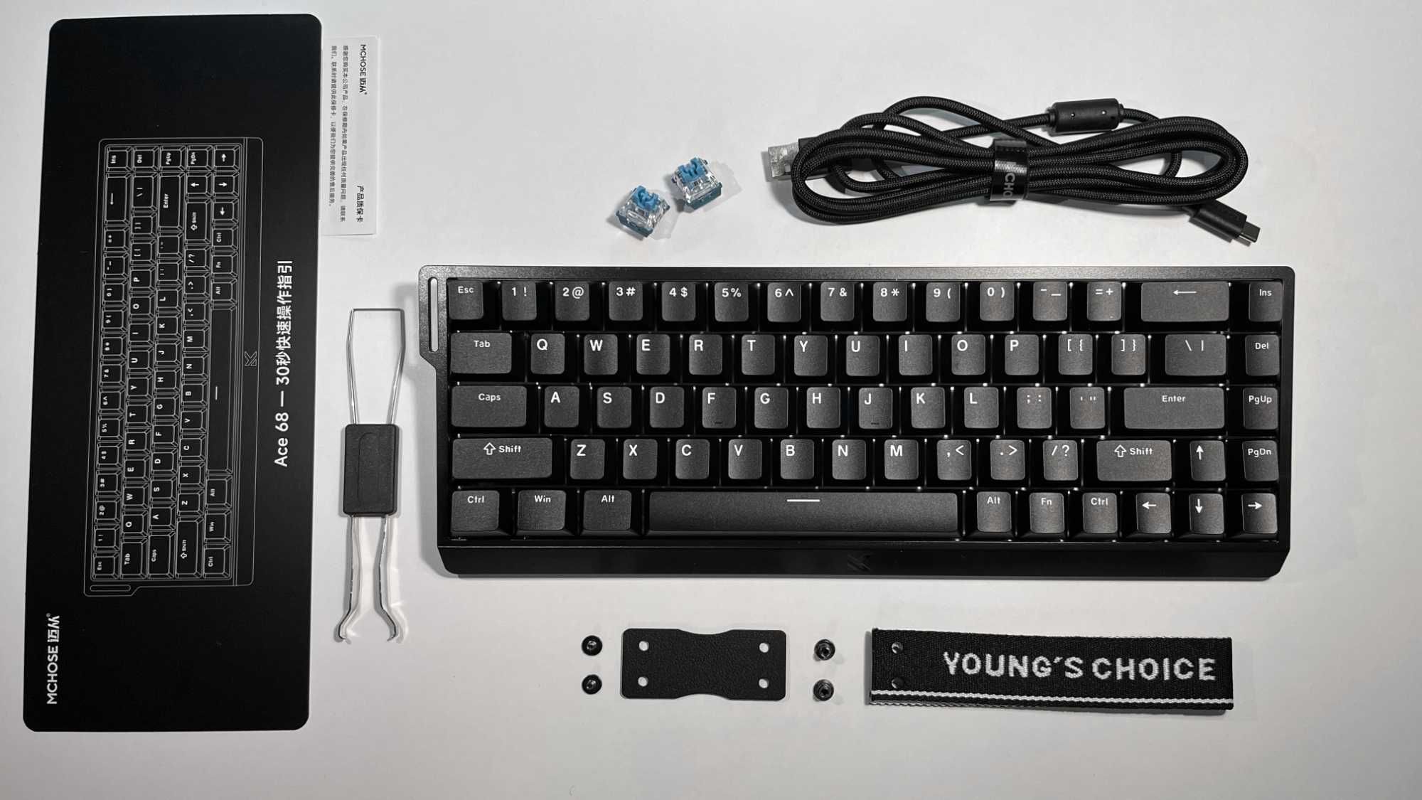 MCHOSE Ace 68 TTC 8000Hz | Игровая магнитная клавиатура