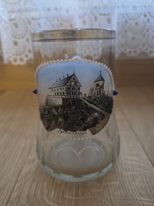 Stary, Kolekcjonerski Kufel Schneekoppe - Śnieżka - Karkonosze -Śląsk