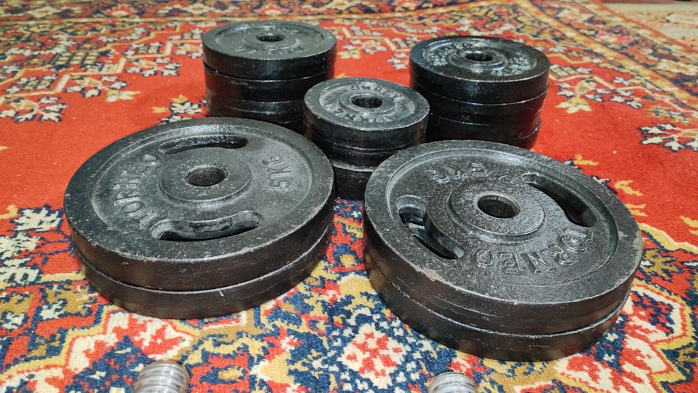 Гантели металлические наборные TORNEO